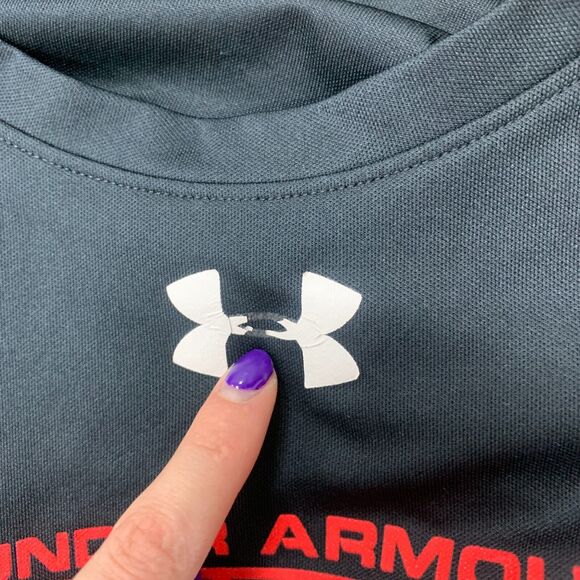 Under Armour All America Football Sweatshirt Mens 2XL XXL Black Crew Lightweight - Picture 10 of 12